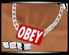 V/ OBEY necklace F|