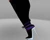 Austin black/purple heel