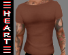 Muscle T Redwood Brown