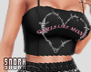 S. Heart Cropped Corset