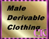 CK)Male Derivable Pants