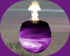 Purple Swirls Fire Pit