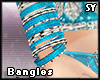 [SY]Light Blue Bangles