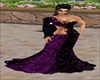 elengant purple gown