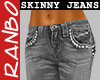 *R* Skinny Gray Jeans