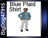 [BD] Blue Plaid Shirt