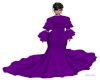 Purple Distinct Gown