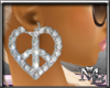 M|B Peace Heart.Earrings