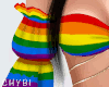 C~Pride Rainbow Boho Top