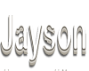Jayson name sticker