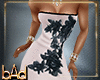 Shilo Pink Applique Gown