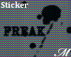 (M) Freak Sticker *