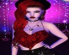 Rose V Crop Top~Psy