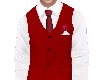 Red V-suit