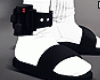 R.sandal uni blkwt
