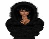 BLACK Winter Fur Coat