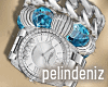 [P]Silver watch&bracelet