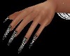 Cat «print Nails Hands