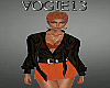 V$- Orange/Black Outfit