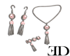 Pink Jewelry Set