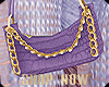 Q. Purple Maxi Bag