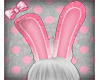 Pink bunny ears
