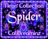 Spider neon particles