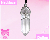 ! Crystal Necklace Long