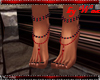 !W Red & Black Feet bead