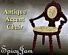 Antq Accent Chair CrmRs