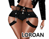 ! Shortie black suspende
