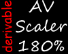 *Mus* AV Scaler 180% M/F