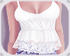 ॐ frilly white top