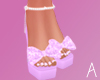A| Fairy Glow Bow Heels