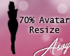 P| 70% Avatar Resize