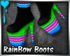 D~RainBow Boots: Black