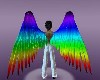 angel wings rainbow