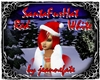 Santa Fur Hat Red White