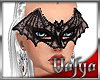 V| Black Bat Lace Mask