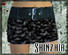 Black Shingles Skirt
