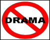 No Drama Sticker