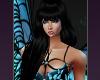 Blue Butterfly Woman Lady Wings