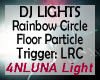 Rainbow Floor Circle LRC