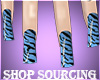 blue zebra nailss