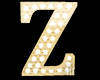 Z Letters Gold Lamps