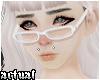 &acirc;�&uml; Y2K Glasses White