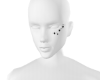 Starfield Face Tattoo