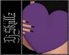 💀| Lilac Heart Pillow