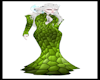 Green Dragon Scale Gown