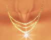 gold necklace diamond
